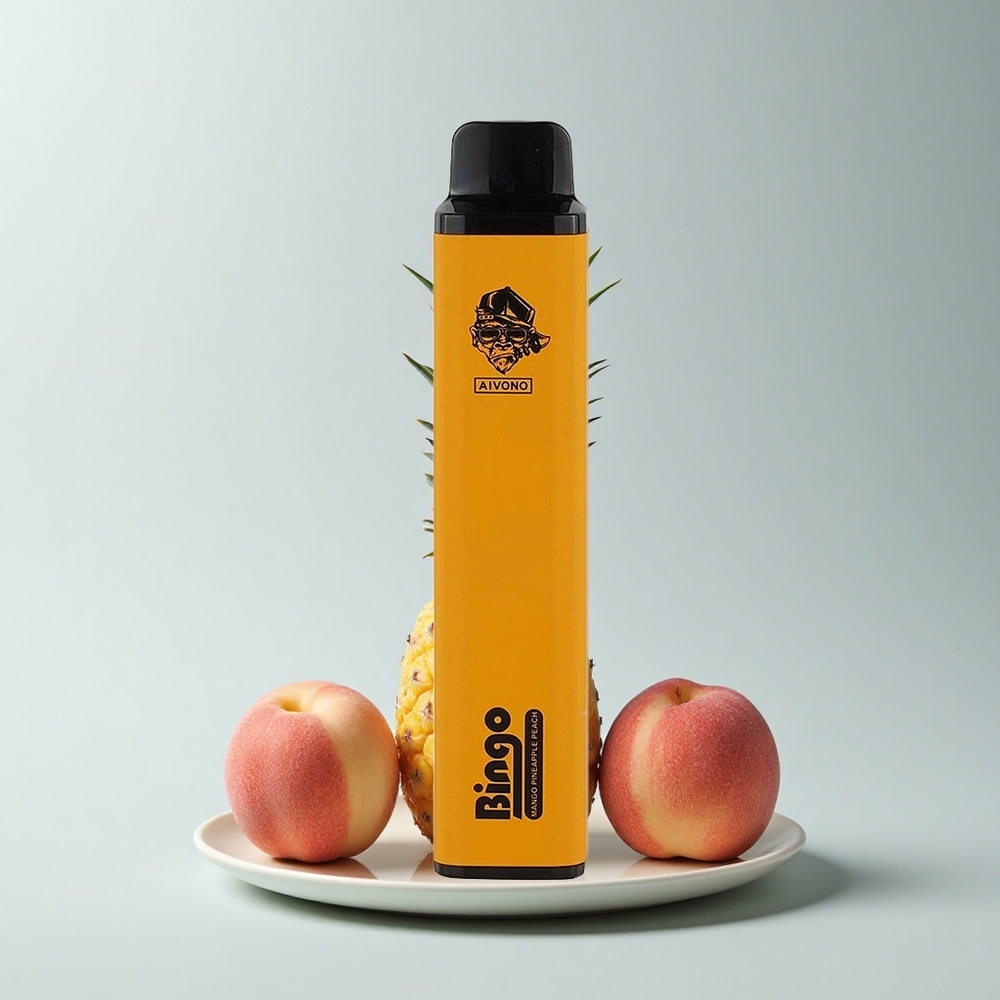 Aivono Aim Bingo 4000 Puffs Piña Melocotón Wango Compacto Recargable 10mL