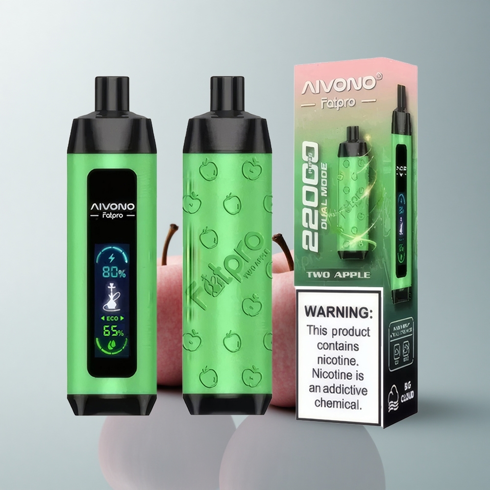 Aivono Aim Fatpro 22000 Puffs Dos Manzanas 28ml 5% 600mah