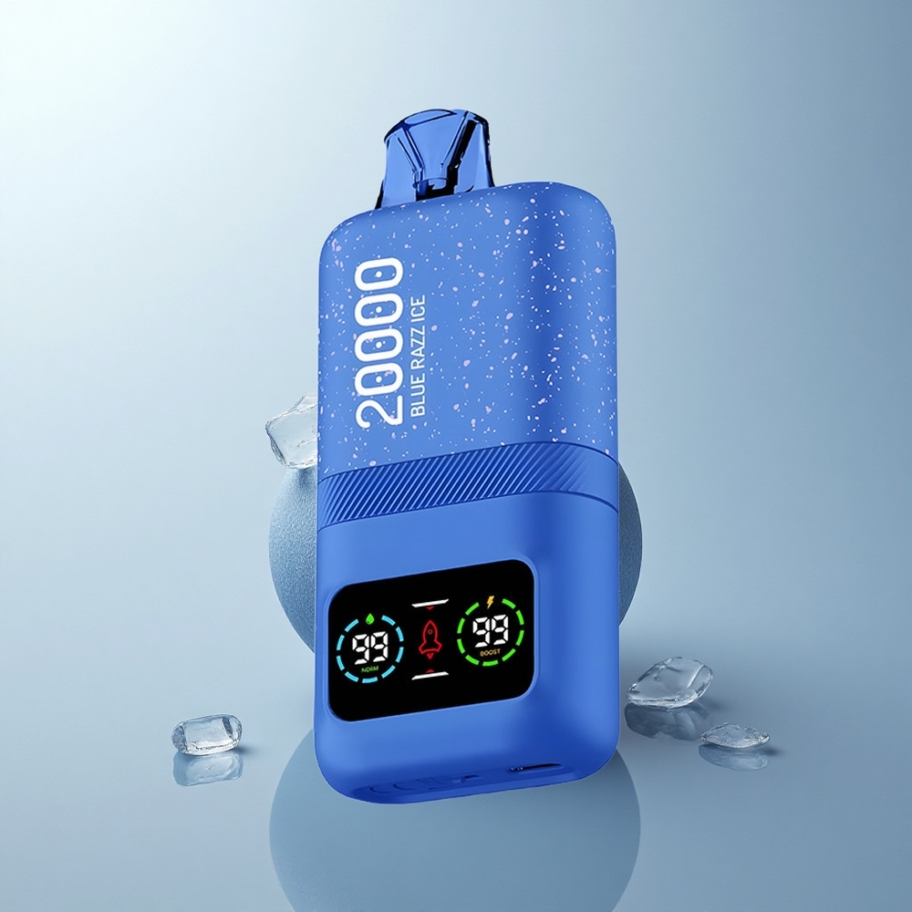 Aivono Aim Magic 20000 Puffs Azul Frambuesa Hielo con 5% Nicotina y Pantalla LCD