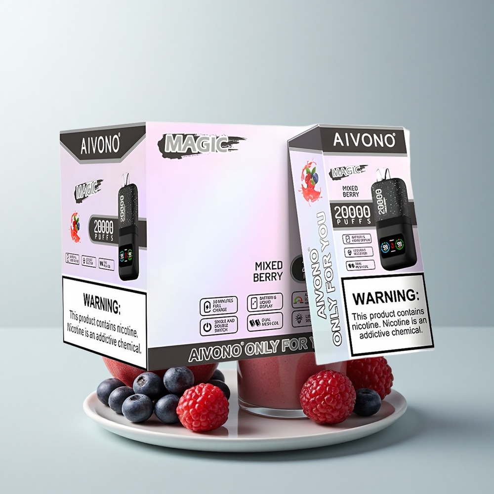 Aivono Aim Magic 20000 Puffs Baya Mixta Dual Malla LCD Recargable