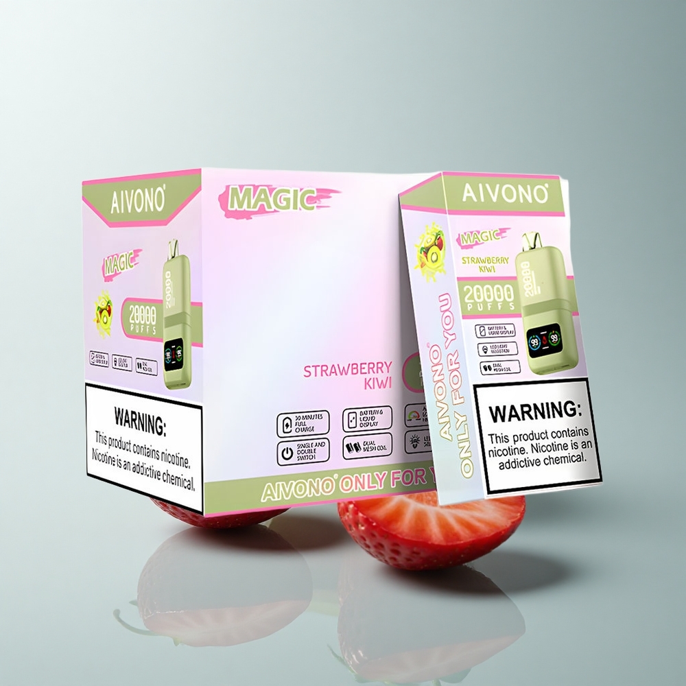 Aivono Aim Magic 20000 Puffs Fresa Kiwi Dual Malla Recargable 26ml