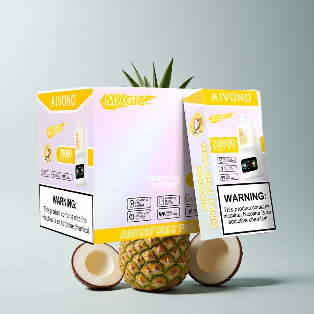 Aivono Aim Magic 20000 Puffs Piña Coco Dual Malla Recargable