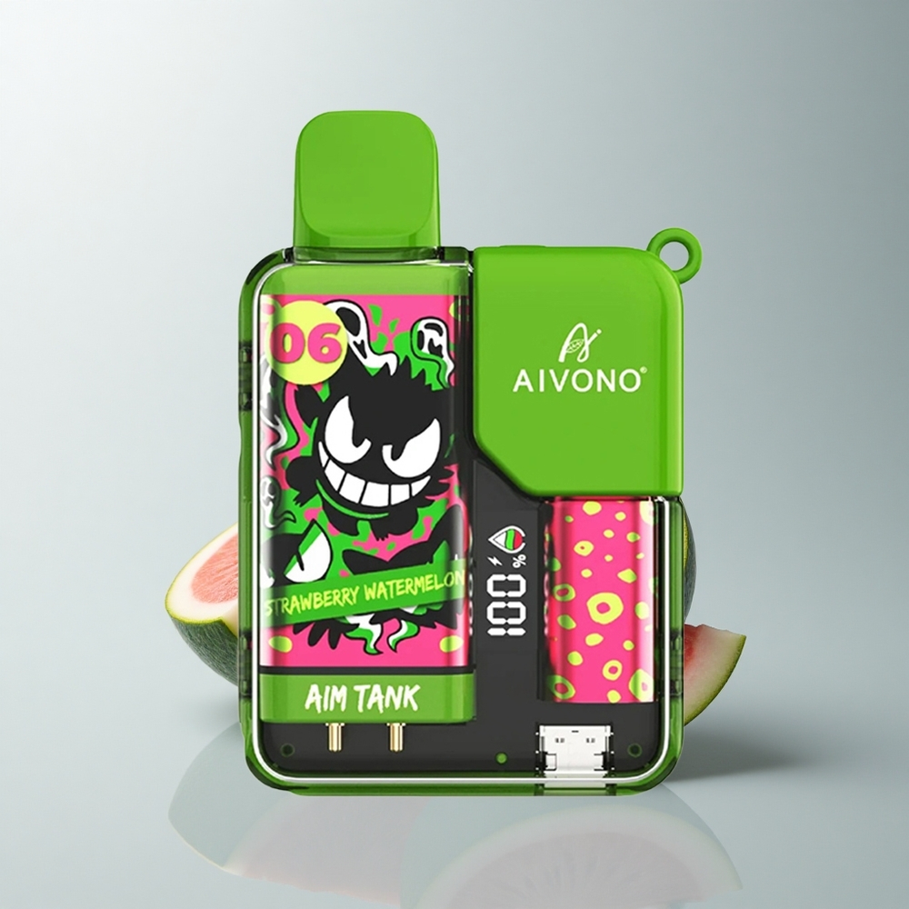 Aivono Aim Tank 9500 Puffs Fresa Sandía 18ml LCD 5%