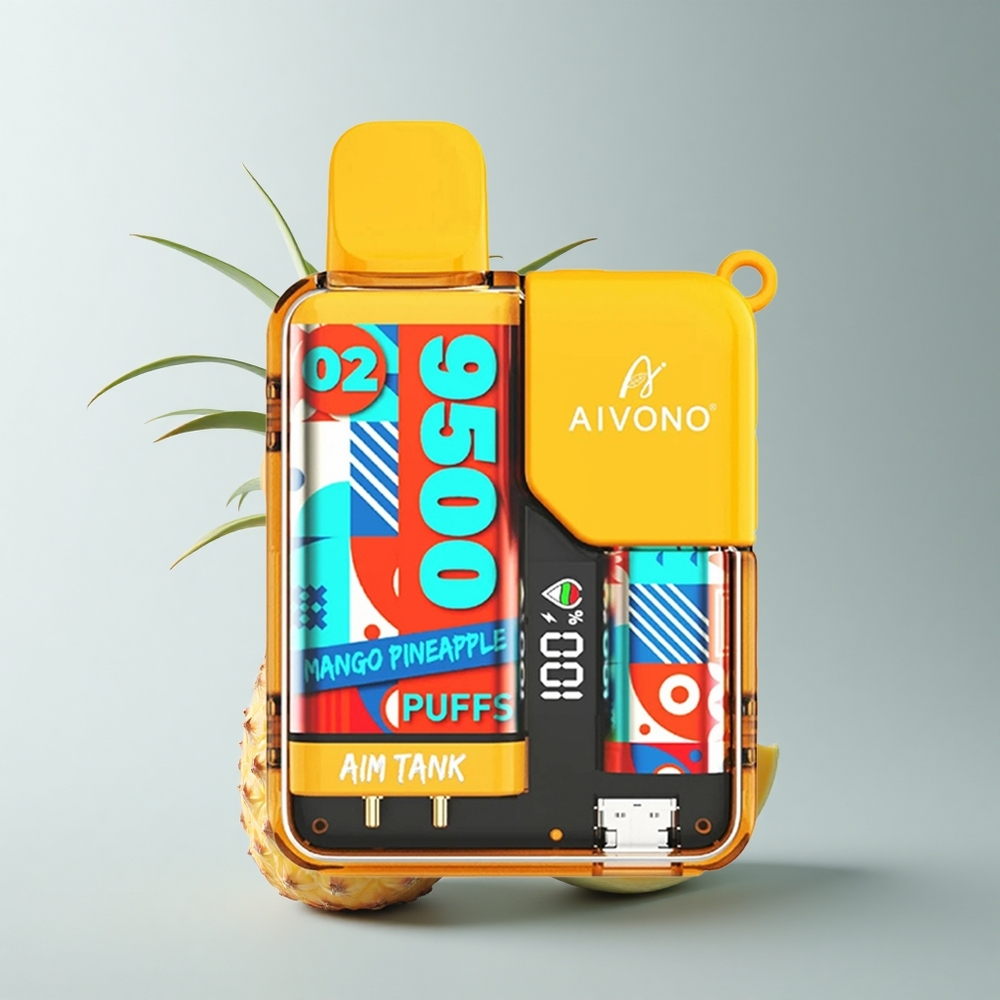Aivono Aim Tank 9500 Puffs Piña Mango 18ml LCD 650mAh