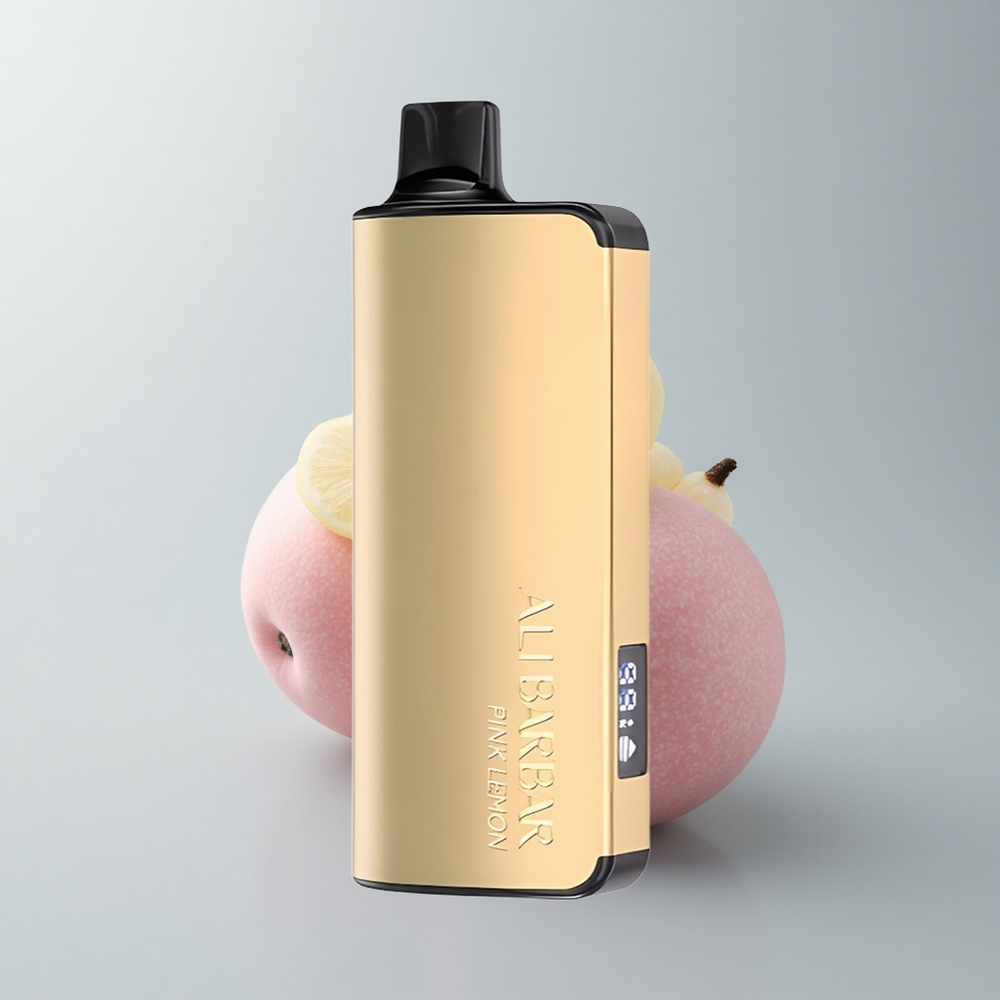 Alibarbar Ingot 9000 Puffs Limón Rosa 22ml 2350mah LED