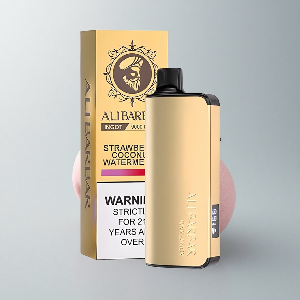 Alibarbar Ingot 9000 Puffs Limón Rosa 22ml 2350mah LED