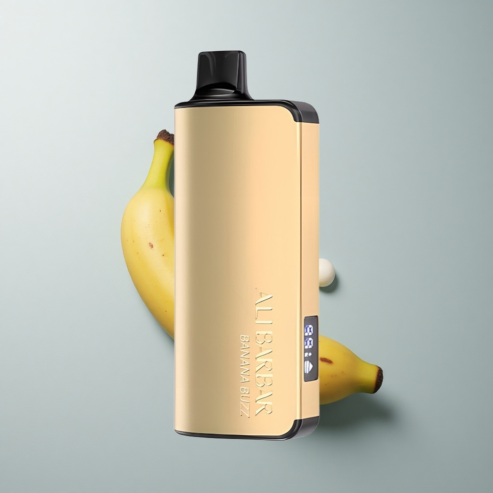 Alibarbar Ingot 9000 Puffs Zumbido de Plátano 22ml 2350mAh
