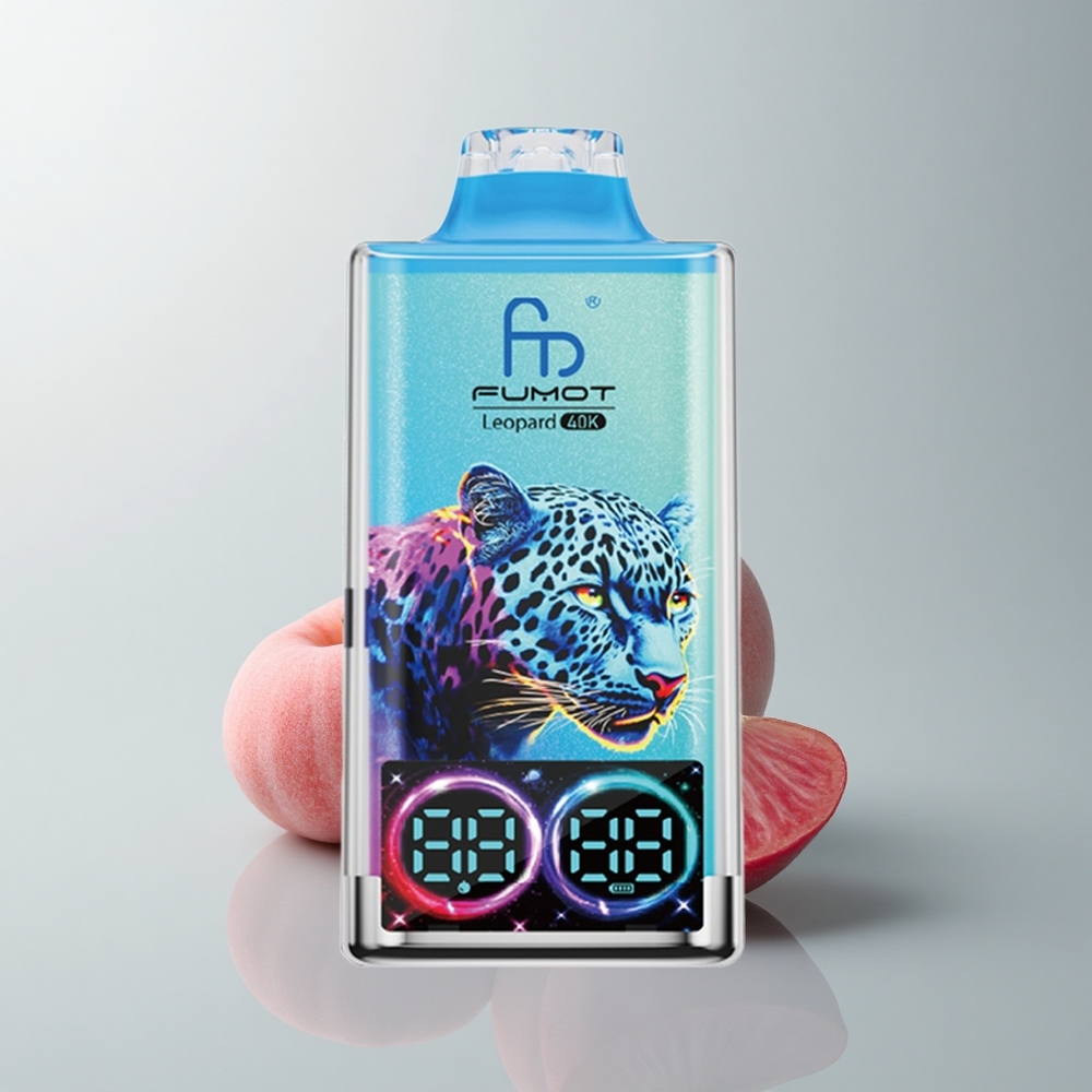 Fumot Leopard 40K Puffs Durazno Baya 5% Dual Mesh