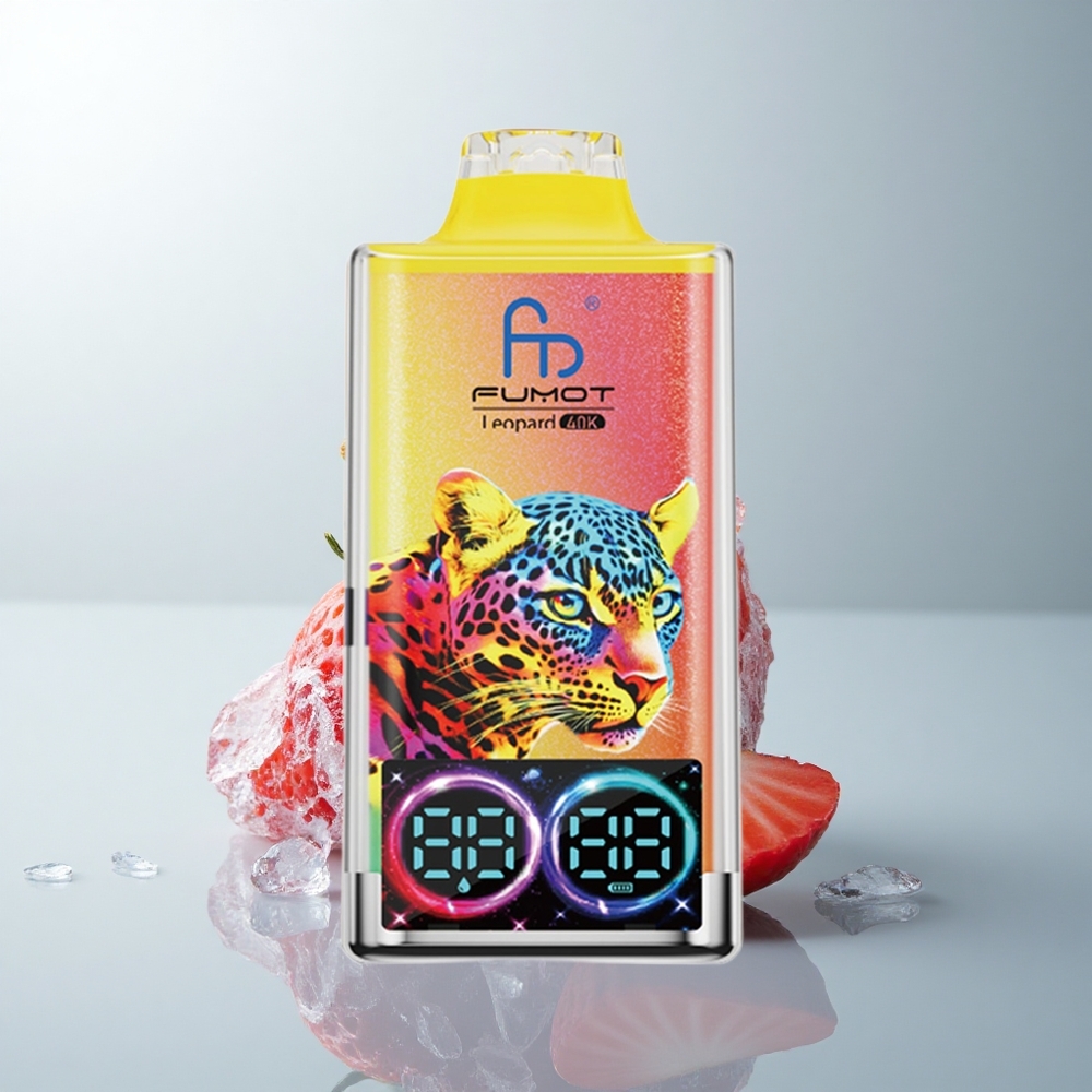 Fumot Leopard 40K Puffs Fresa Helada 5% Dual Mesh Tipo-C