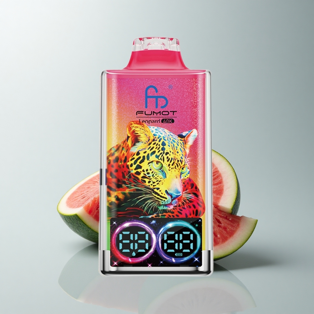 Fumot Leopard 40K Puffs Fresa Sandía 5% Nicotina Dual Mesh 700mAh
