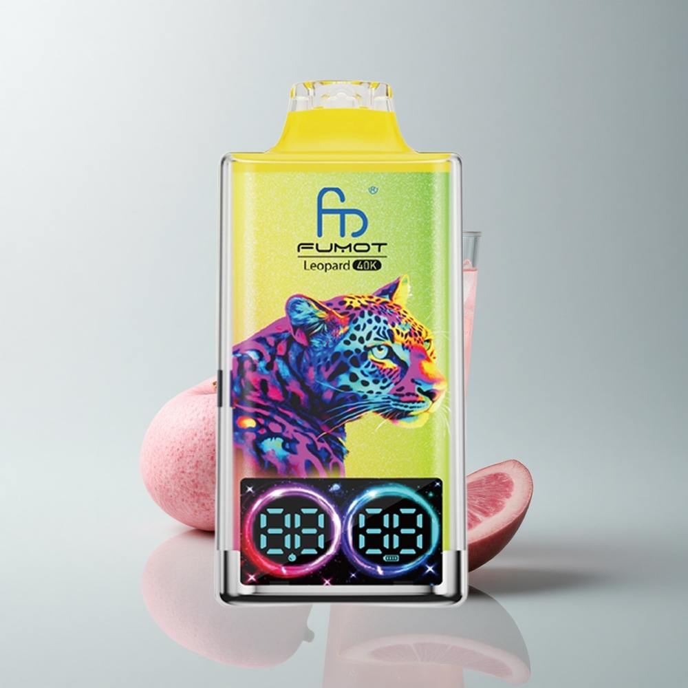 Fumot Leopard 40K Puffs Limonada Rosa 5% Dual Mesh Tipo-C