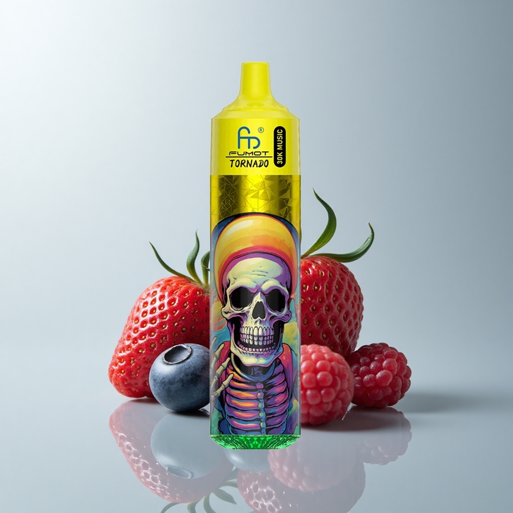 Fumot Randm Tornado 30000 Puffs Fresa Arándano Frambuesa 30mL 5% 1.0 Ohm