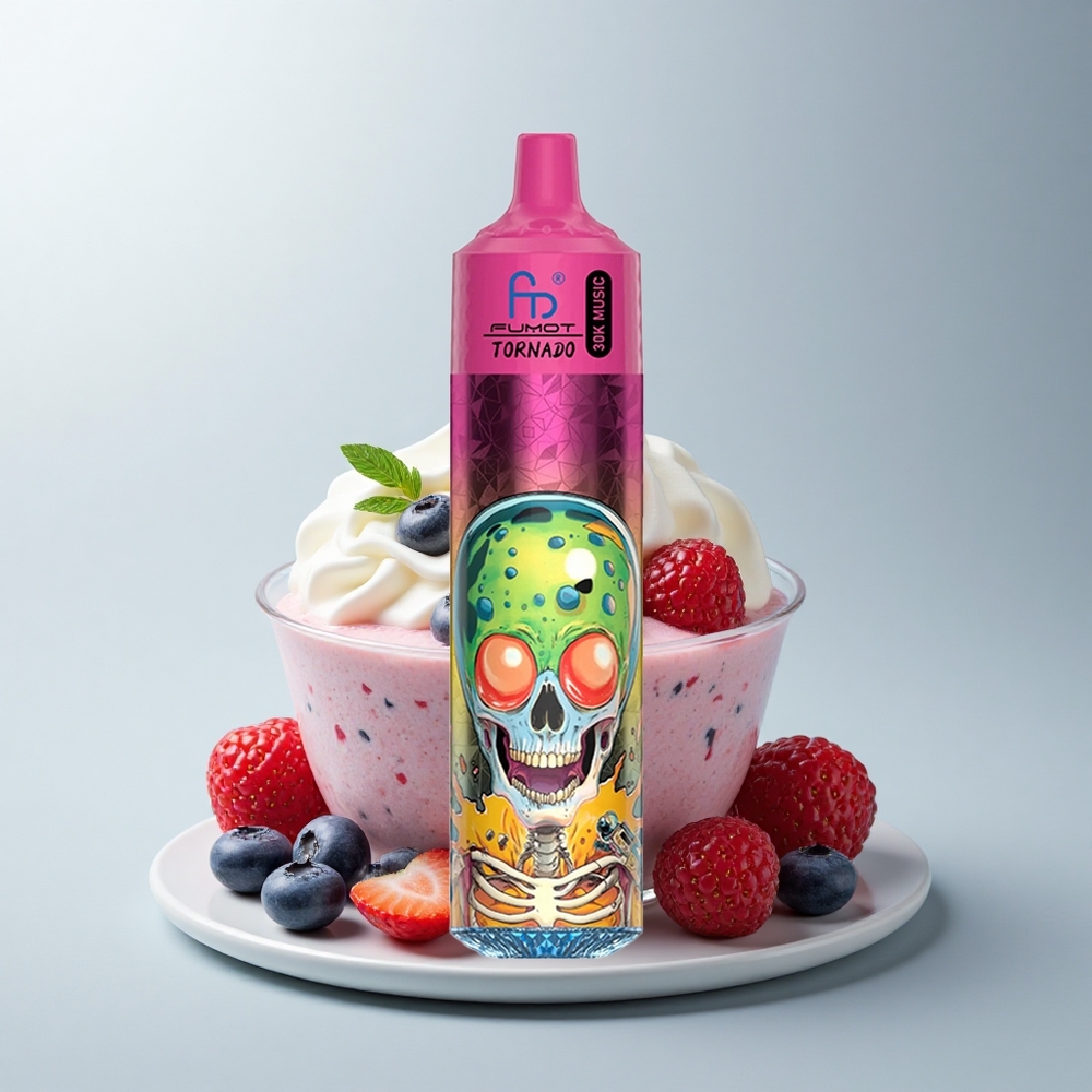 Fumot Randm Tornado 30000 Puffs Helado de Arándano Fresa Frambuesa con 30mL y 5% de Nicotina