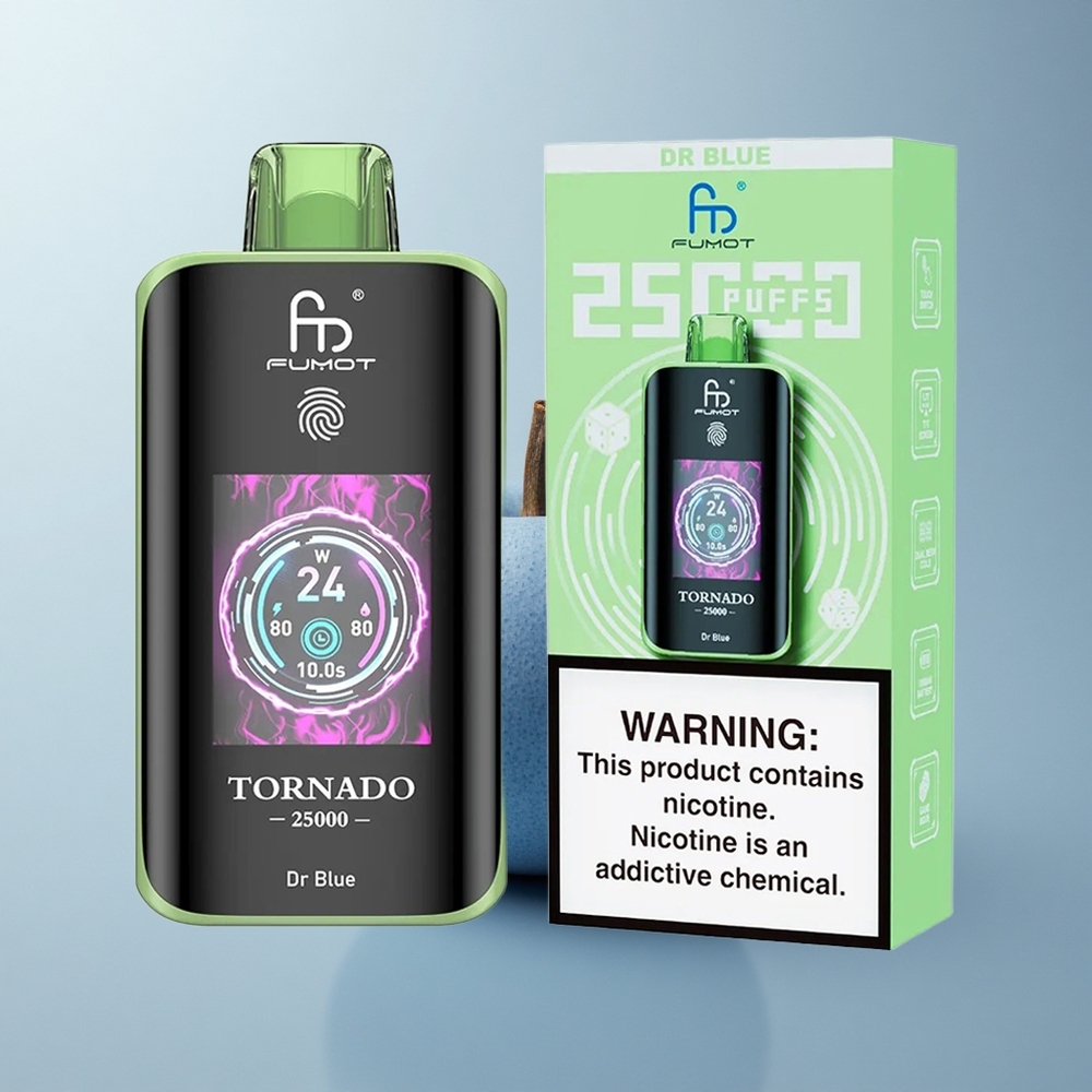 Fumot Tornado 25000 Puffs Dr Azul Pantalla HD 700mAh 20ml