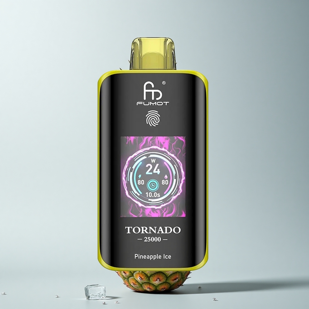 Fumot Tornado 25000 Puffs Piña Hielo HD 20ml Recargable
