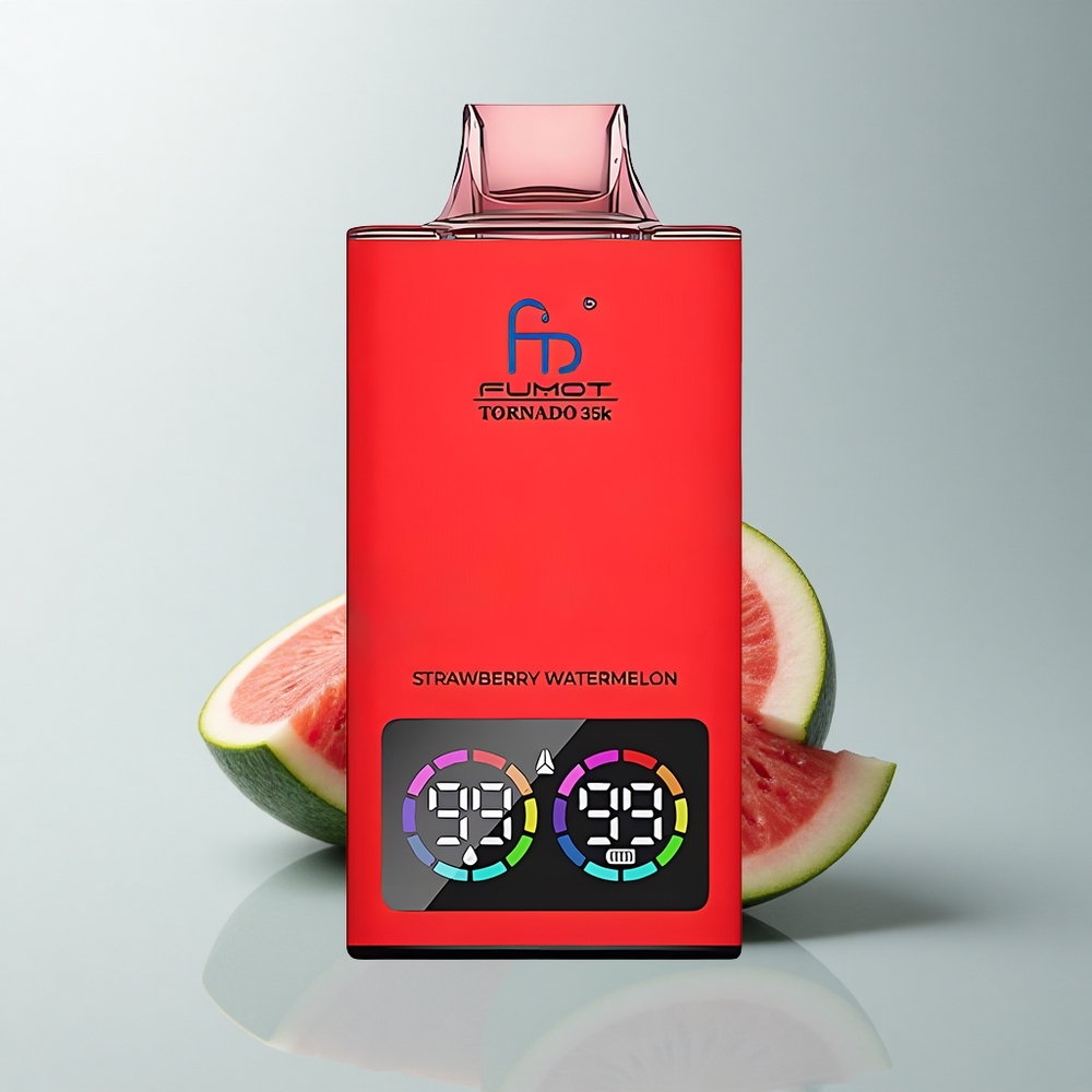 Fumot Tornado 35000 Puffs Fresa Sandía Dual Mesh Luz RGB