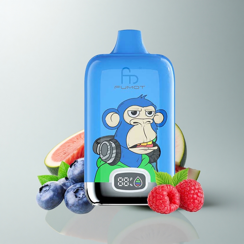 Fumot Tornado Digital Box 12000 Puffs Fresa Sandía Mini Mesh 20ml