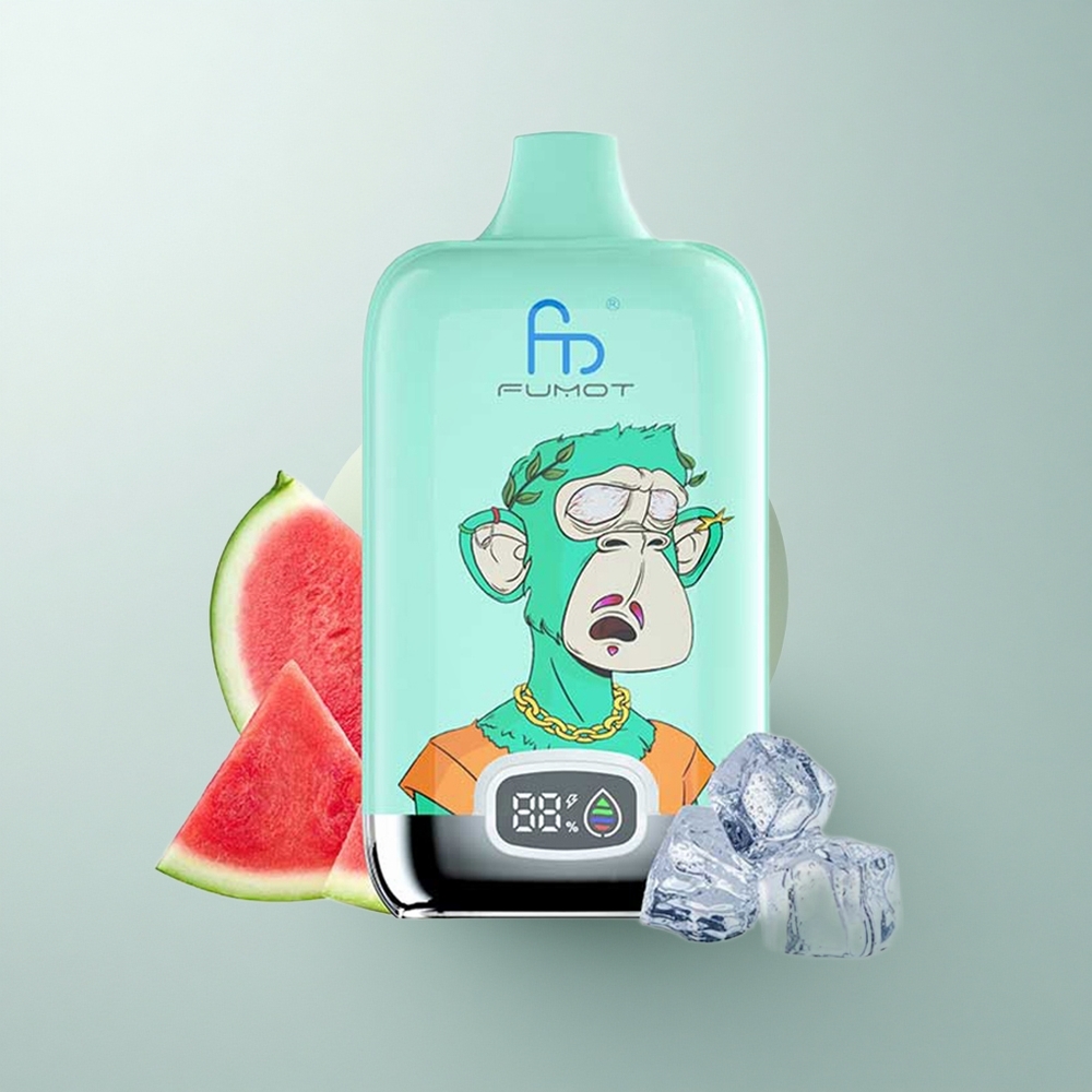 Fumot Tornado Digital Box 12000 Puffs Menta Fresca 20ml Tipo-C Recargable