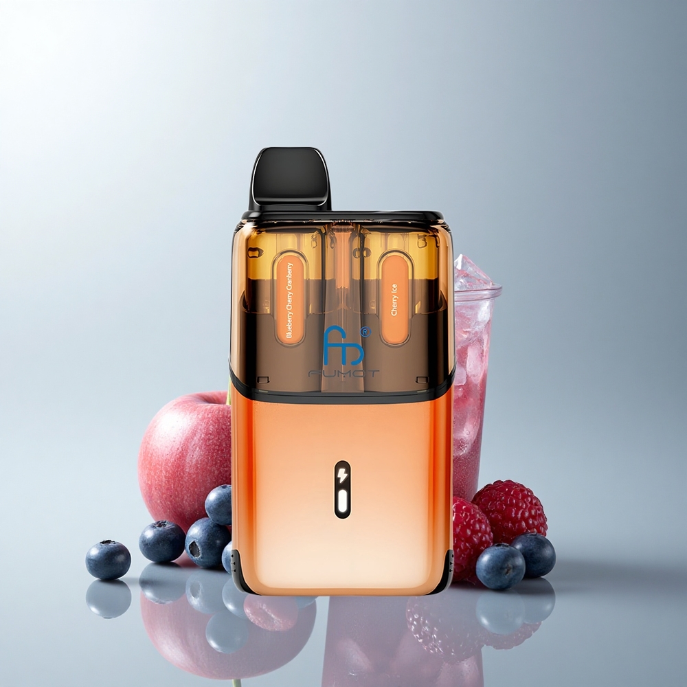 Fumot Ultra T32000 Puffs Arándano Cereza Cranberry - Hielo de Cereza con Carga Rápida Tipo-C y Bobina de Malla Avanzada