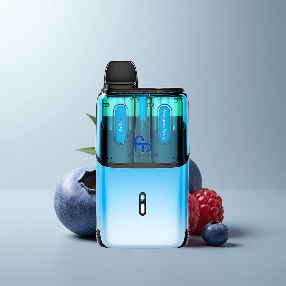 Fumot Ultra T32000 Puffs Dr Azul - Arándano Frambuesa Ácida con 24ml y Carga Rápida Type-C