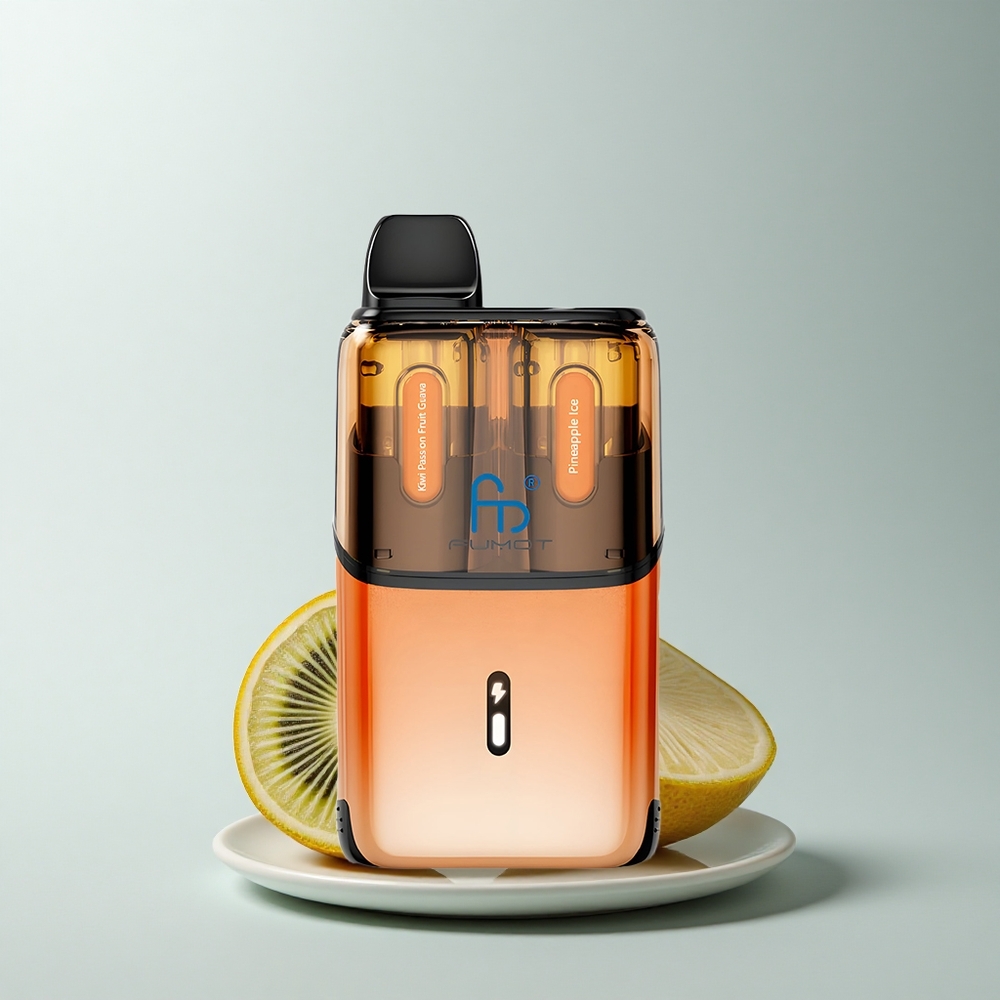 Fumot Ultra T32000 Puffs Kiwi Maracuyá Guayaba - Piña Hielo con 24ml y Carga Rápida Tipo-C