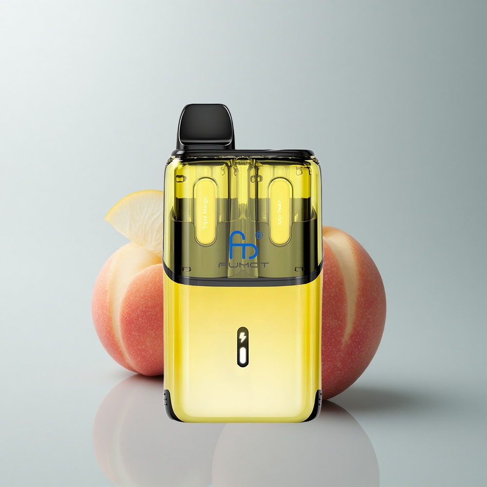 Fumot Ultra T32000 Puffs Triple Mango - Melocotón Jugoso con 24ml y Carga Rápida Type-C