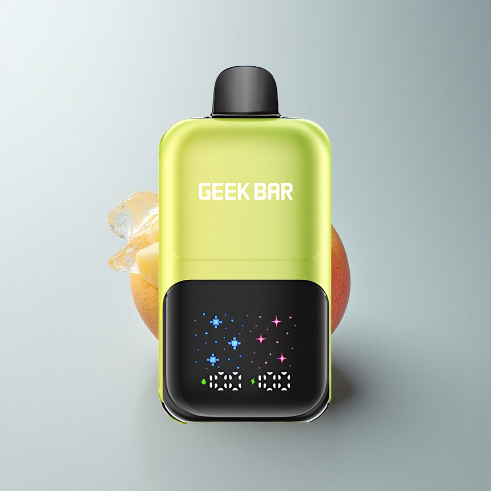 GEEK BAR 2GO 20ml 50000 Puffs Helado de Mango México con Pantalla Grande y Sabores Ajustables