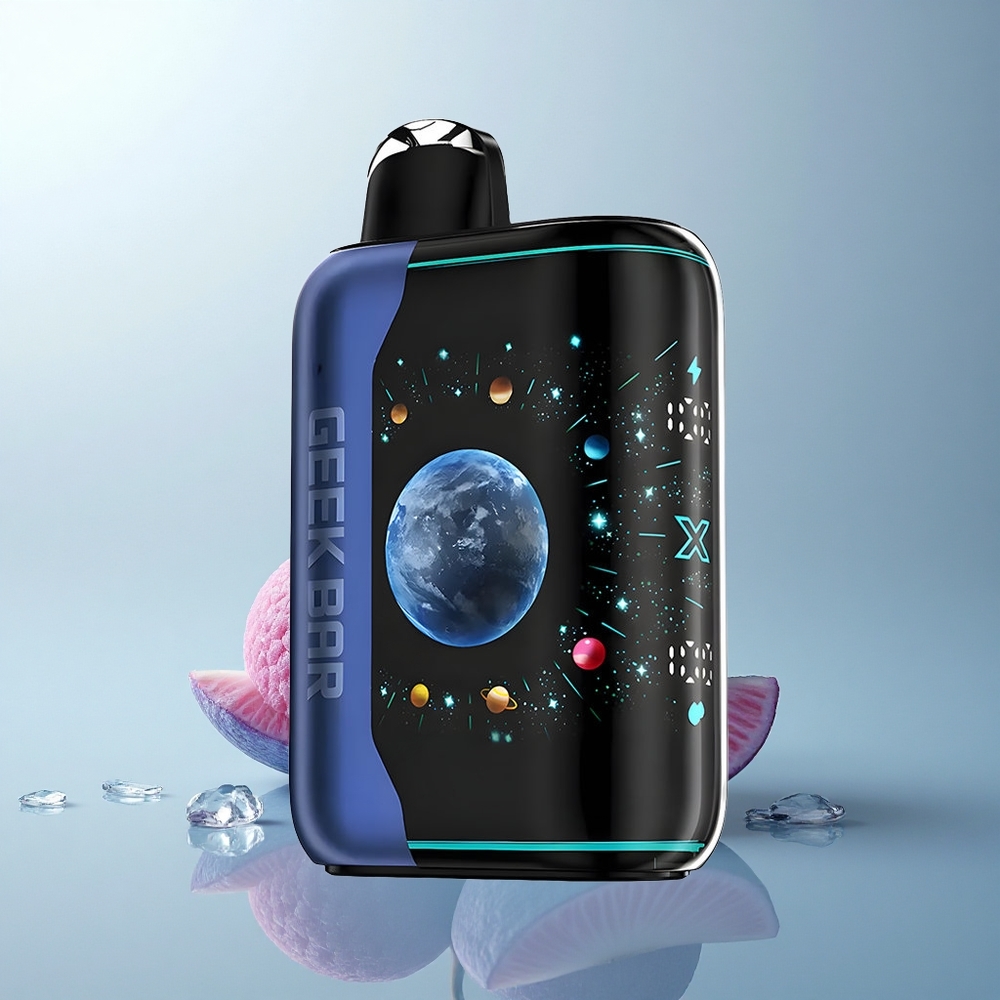 GEEK BAR Platinum Edition 25000 Puffs Azul Frambuesa Hielo con 20mL y Dual Mesh