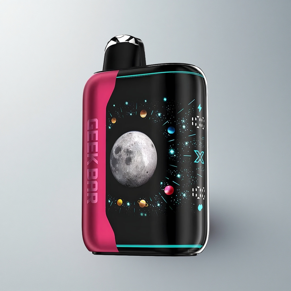 GEEK BAR Platinum Edition 25000 Puffs Polvo Rosa Ácido Platino con Dual Malla y 20mL