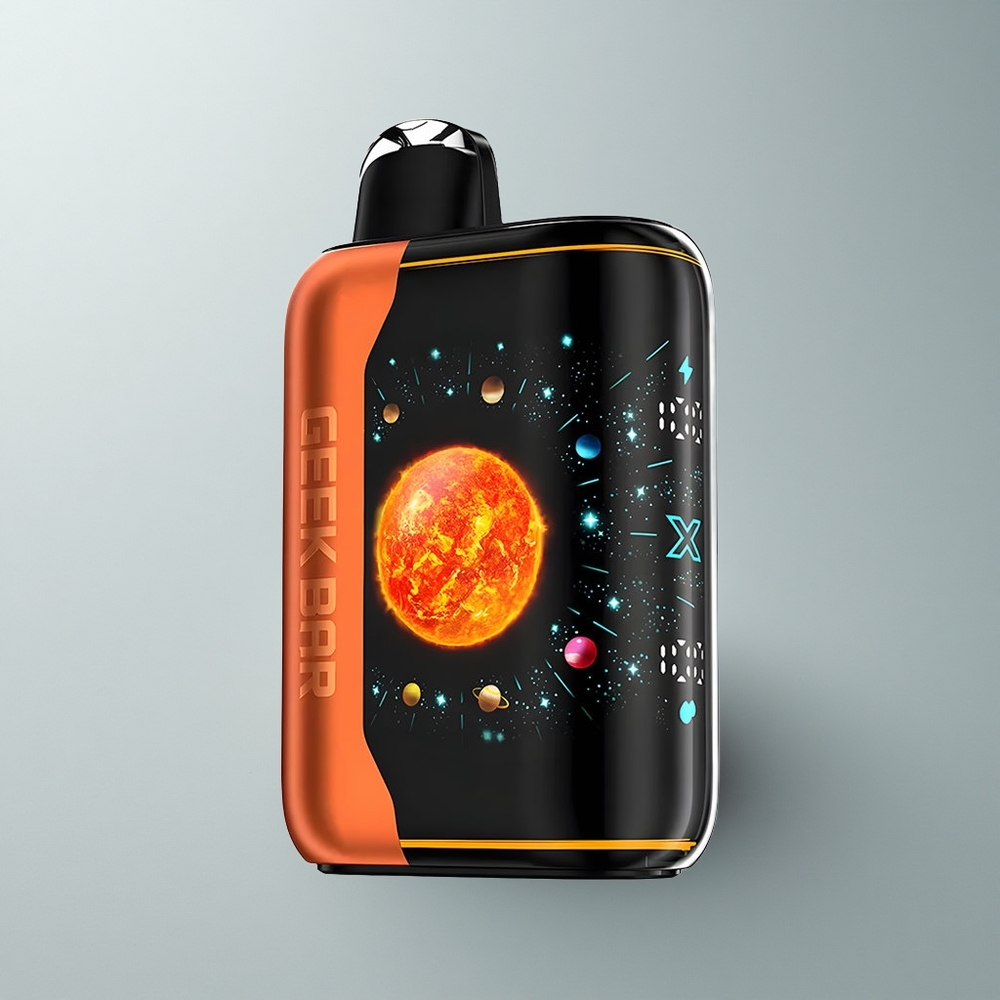 GEEK BAR Platinum Edition 25000 Puffs Punch Platino: Pantalla Curva 3D y Carga Rápida