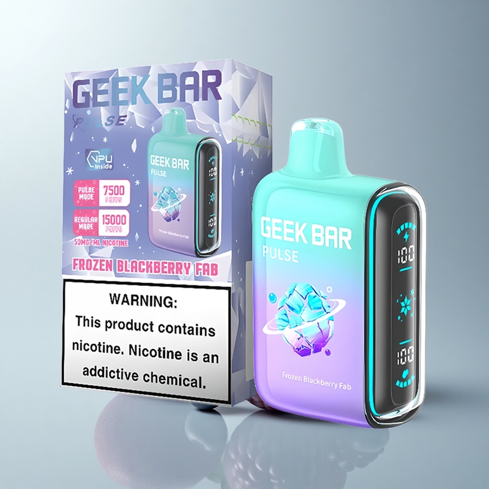 GEEK BAR Pulse 15000 Puffs Edición Congelada - 16ML - 5% Nicotina - Flujo de Aire Ajustable
