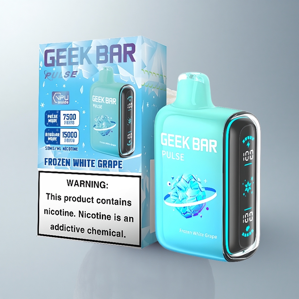 GEEK BAR Pulse 15000 Puffs Edición Congelada - 16ML - 5% Nicotina - Flujo de Aire Ajustable