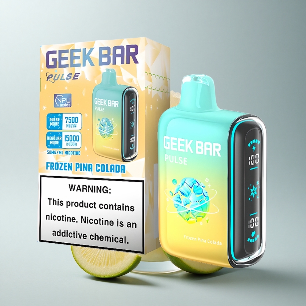 GEEK BAR Pulse 15000 Puffs Edición Congelada - 16ML - 5% Nicotina - Flujo de Aire Ajustable