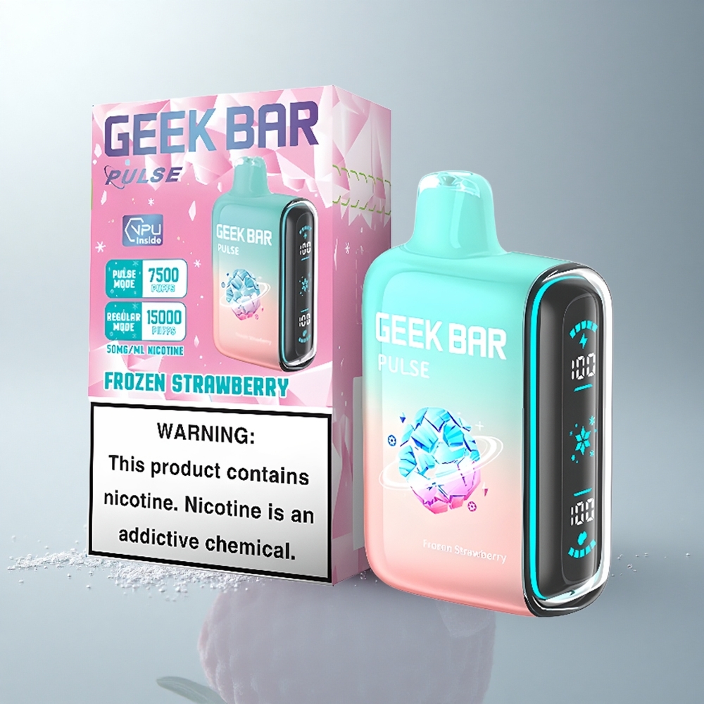GEEK BAR Pulse 15000 Puffs Edición Congelada - 16ML - 5% Nicotina - Flujo de Aire Ajustable