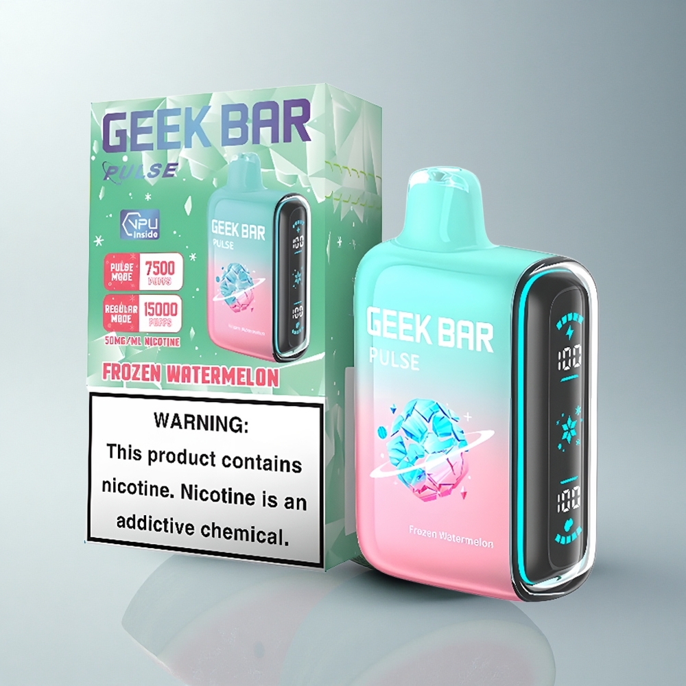 GEEK BAR Pulse 15000 Puffs Edición Congelada - 16ML - 5% Nicotina - Flujo de Aire Ajustable