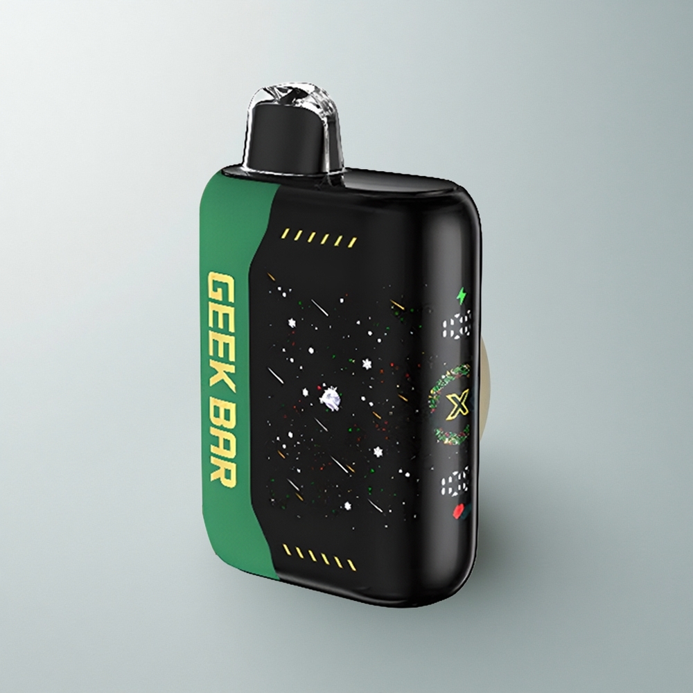GEEK BAR Pulse X 25000 Puffs Edición Navideña: Dual Malla y Pantalla 3D