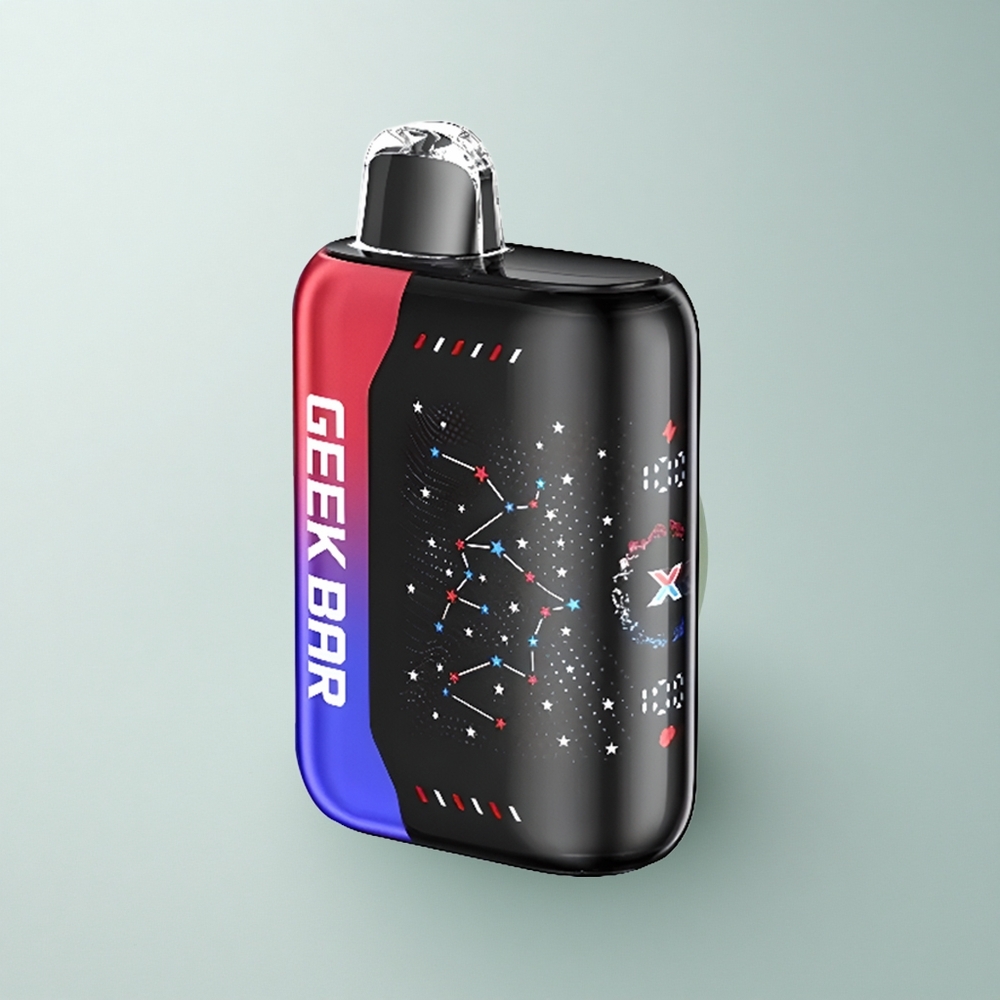 GEEK BAR Pulse X 25000 Puffs Edición Patriota con 18mL y Pantalla Curva 3D