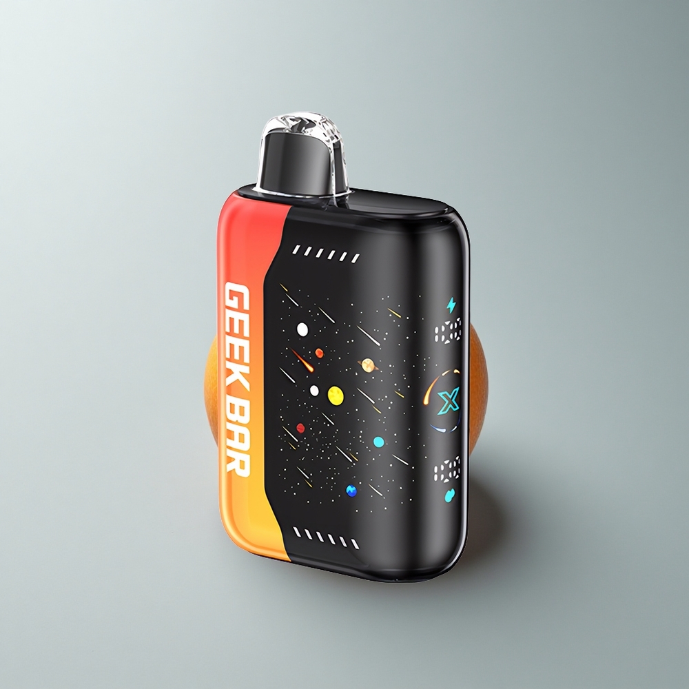 GEEK BAR Pulse X 42K Puffs Meteor Edition Dragón Naranja con Carga Rápida y Doble Bobina