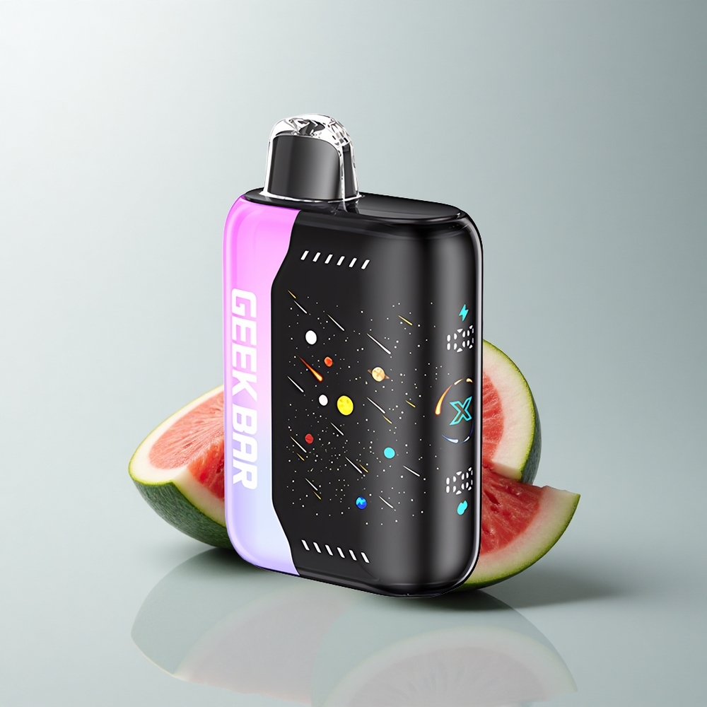 GEEK BAR Pulse X 42K Puffs Meteor Edition Sandía Fresa con Dual Malla y Aire Ajustable