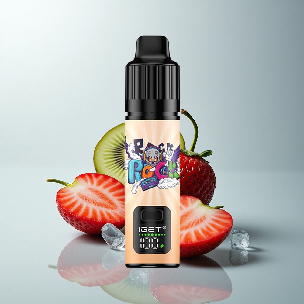 IGET BAR PLUS S3 POD 10000 Puffs Helado de Fresa y Kiwi 18ml 5% 1.0 Ohm