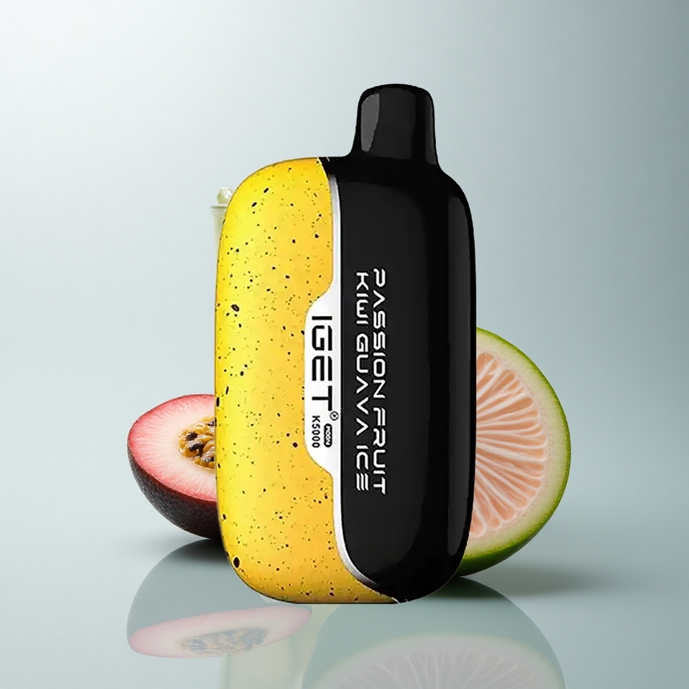 IGET Moon K5000 Puffs Fruta de la Pasión Kiwi Guayaba Hielo 81.5g PC 1.35 Ohm