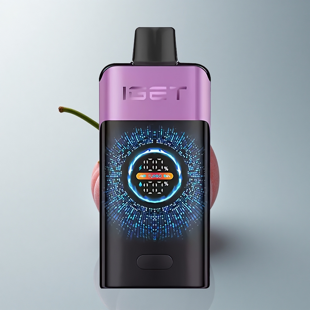 IGET ONE 12000 Puffs Chupa Chups Uva Pantalla Curva Grande 2700 mAh