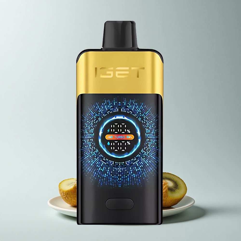 IGET ONE 12000 Puffs Kiwi Piña Turbo 9000 Pantallas Curvas