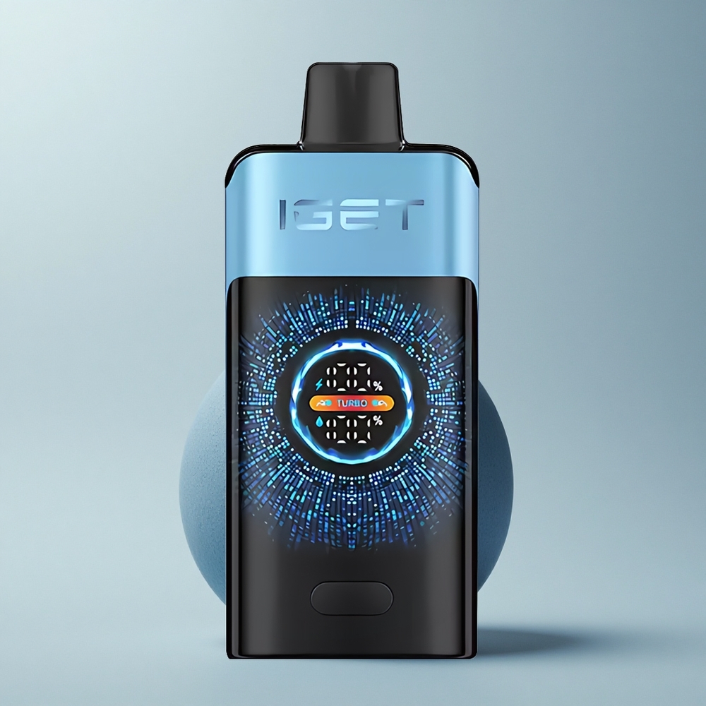 IGET ONE 12000 Puffs Monstruo Azul Dual Pantalla Curva 2700 mAh
