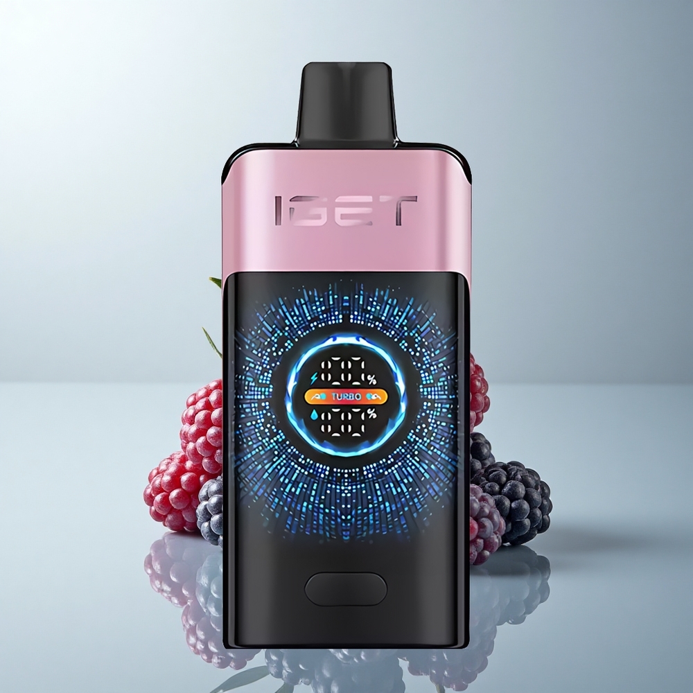 IGET ONE 12000 Puffs Mora Helada Dual Mesh Pantalla Curva
