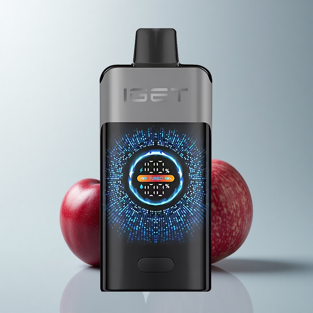 IGET ONE 12000 Puffs Zarzamora Cereza Granada Pantalla Grande Curva
